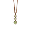 Luscious Pendant with Facetted Peridot in 9ct Gold