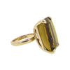 The Rock Ring with Smokey Quartz in 9ct Ina Gold