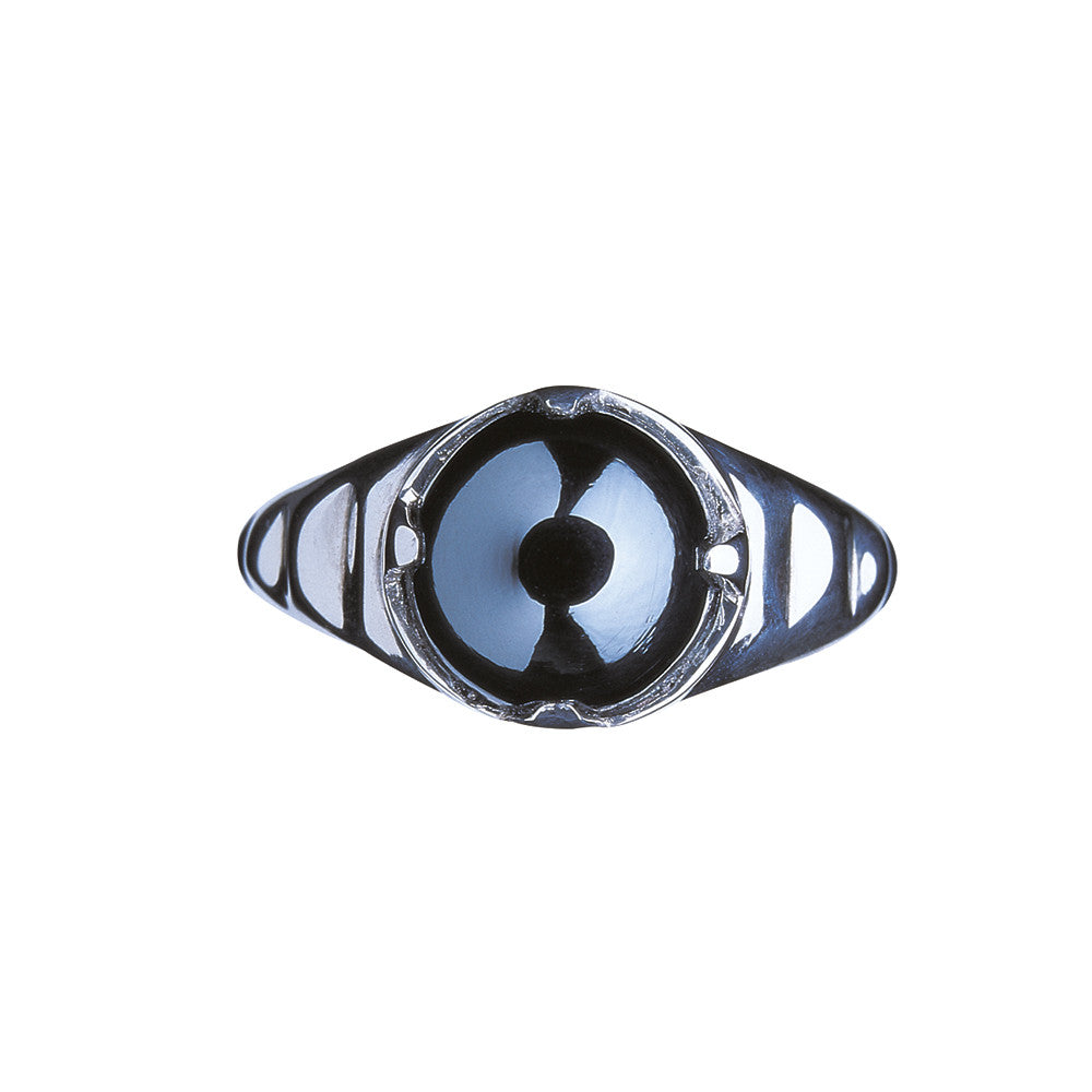 Spikey Claw Ring with Hematite